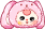 BabyThree Thỏ Hồng