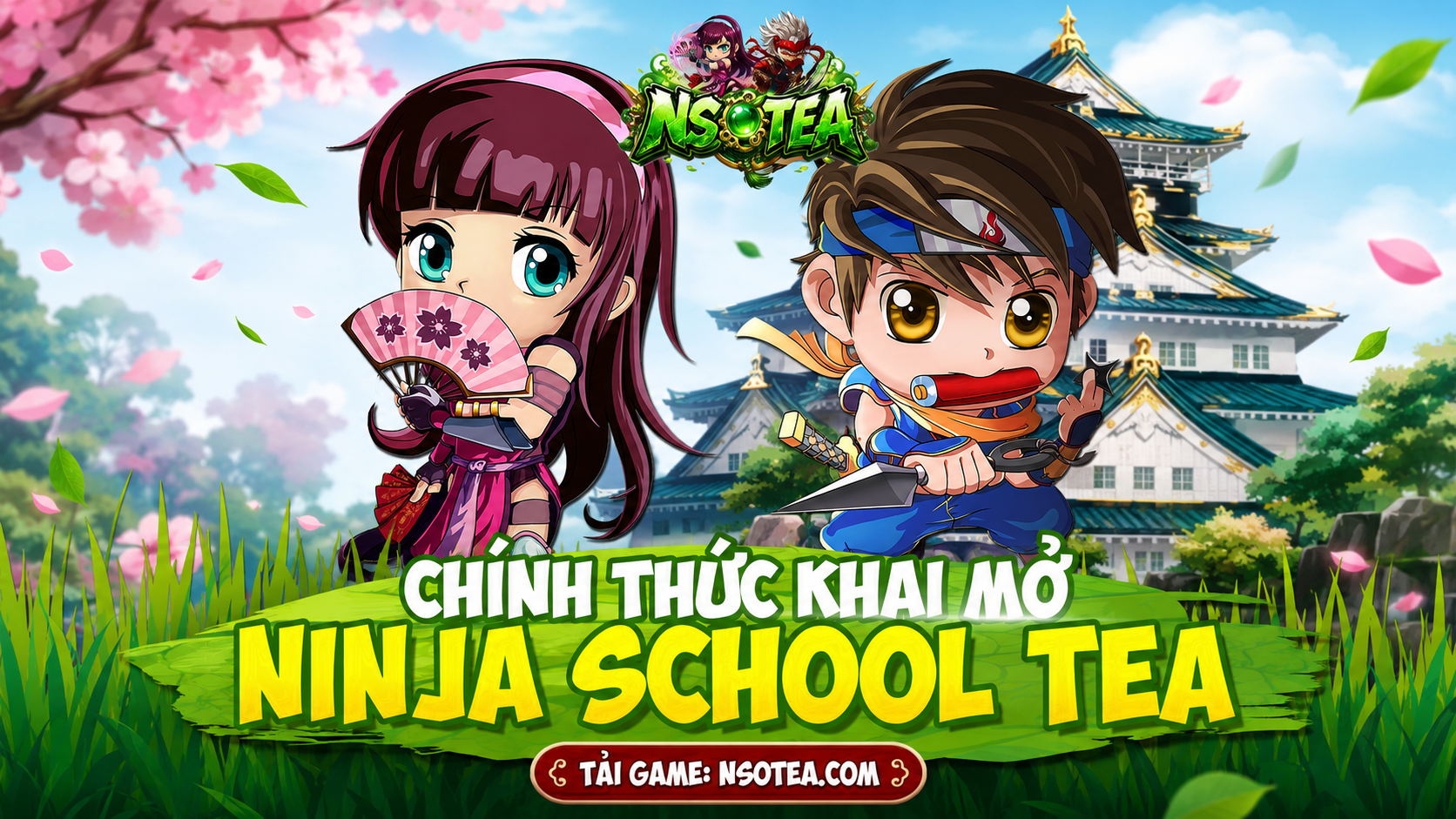 Ninja School Tea chính thức khai mở